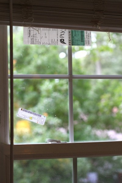 replacement window pane installed