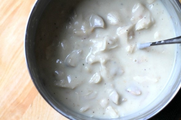 turkey and gravy on toast