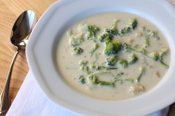 broccoli noodle soup
