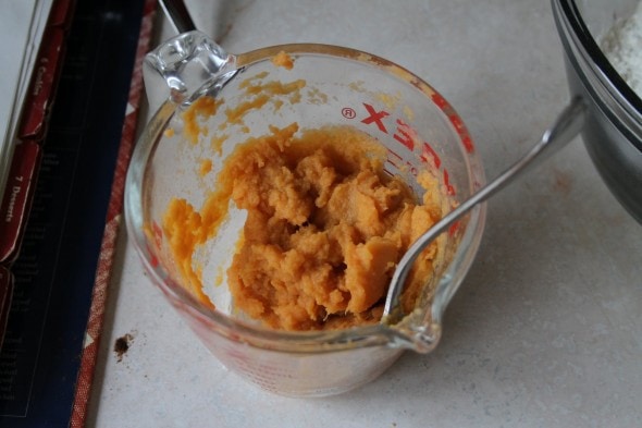 leftover sweet potato