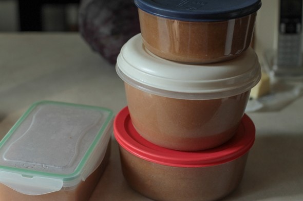 applesauce from bruised apples