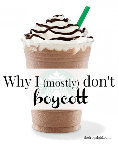 Why I (mostly) don't boycott