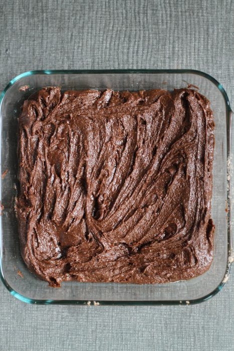 unbaked brownie batter