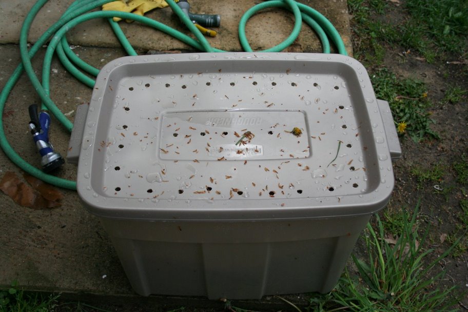 How to Make a Compost Bin Using Plastic Storage Containers