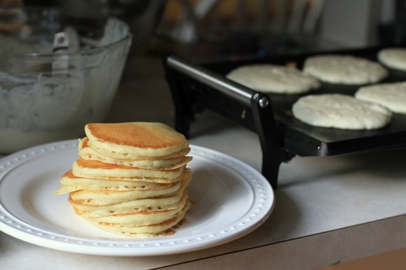stack of buttermilk pancakes