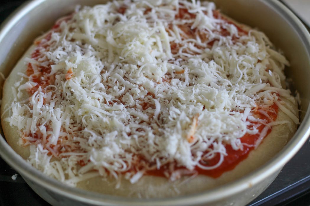 How to Make DeepDish Pizza The Frugal Girl