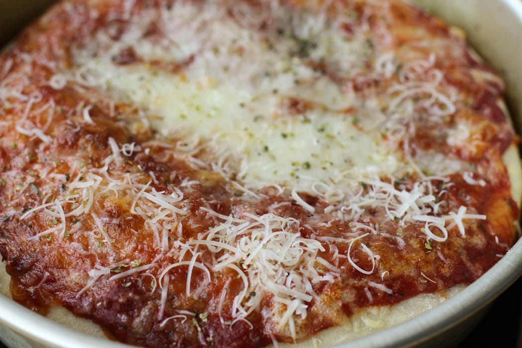 How to Make DeepDish Pizza The Frugal Girl