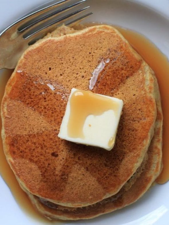 Whole Wheat Buttermilk Pancakes Story - The Frugal Girl
