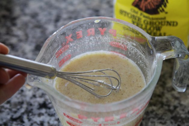 cornmeal slurry