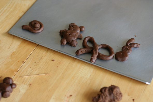 chocolate cookie play dough