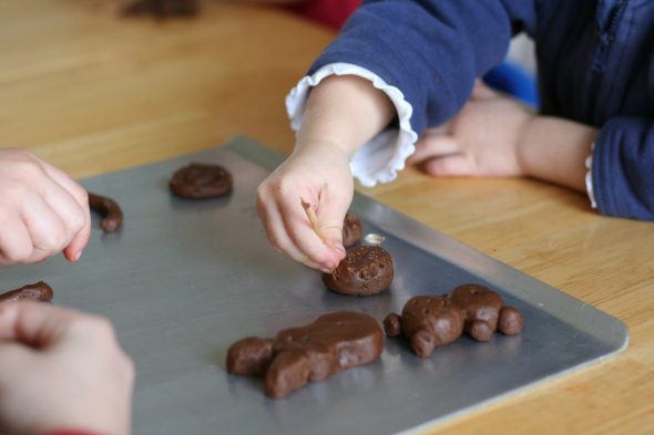 Chocolate cookie bears