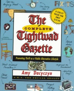 A copy of the Tightwad Gazette book.