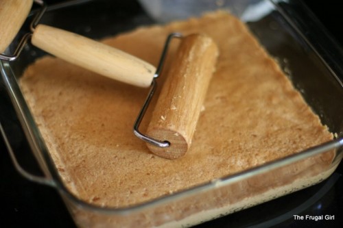 a small rolling pin for making bars.