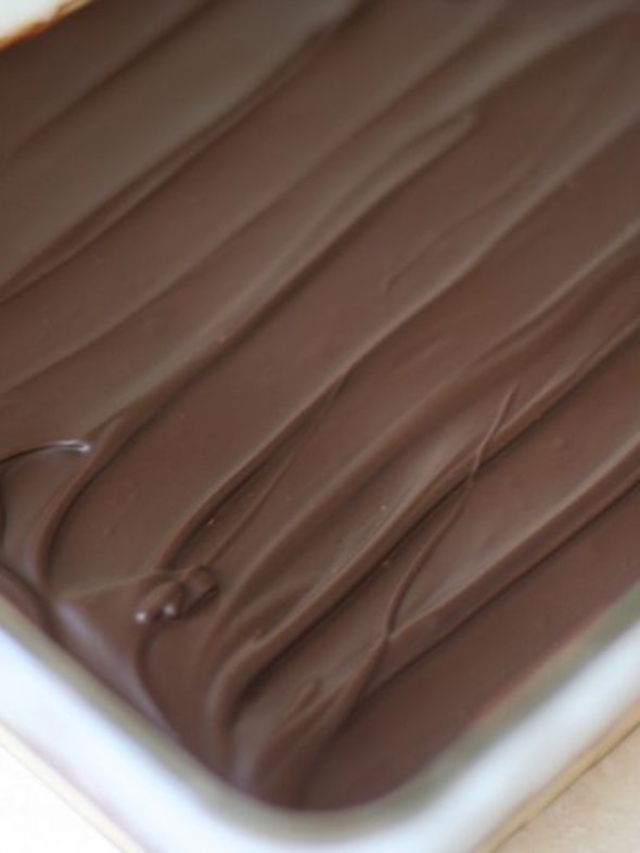 Chocolate Peanut Squares for Valentine’s Day Treat Story