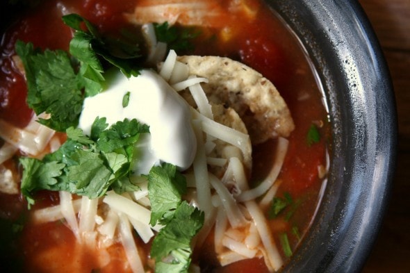 Easy Chicken Tortilla Soup