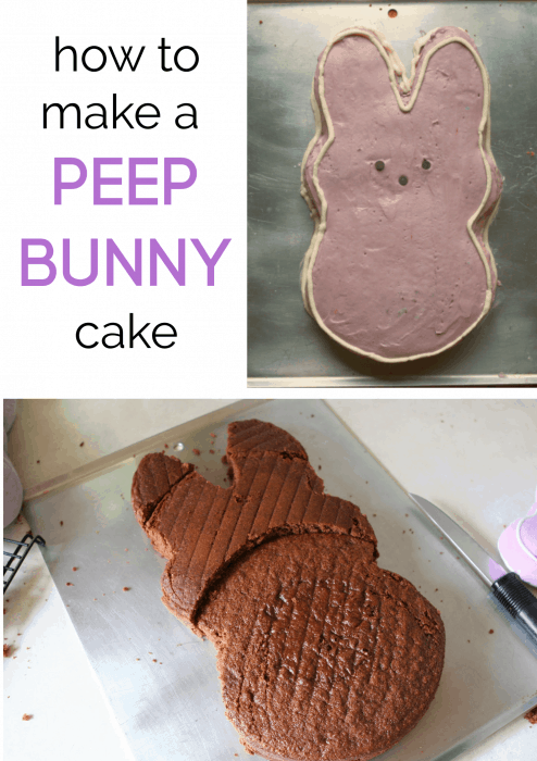 How to make a Peep Bunny cake