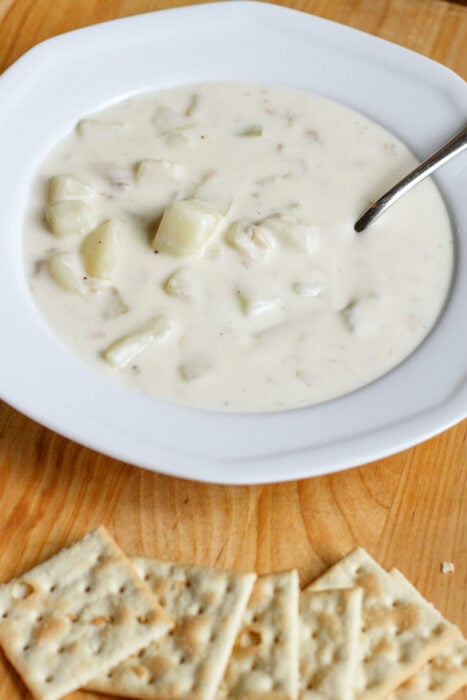 homemade clam chowder recipe