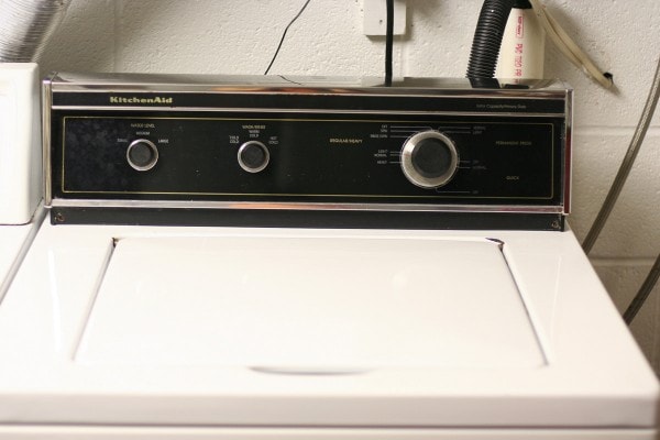 An old Kitchen Aid washing machine.