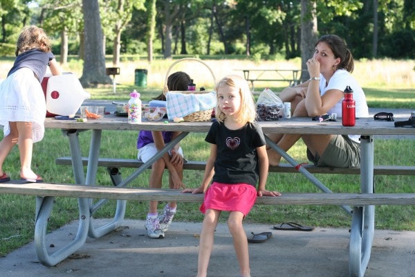 Picnic table.