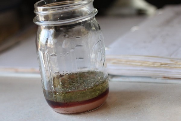 sweet dressing in a jar.