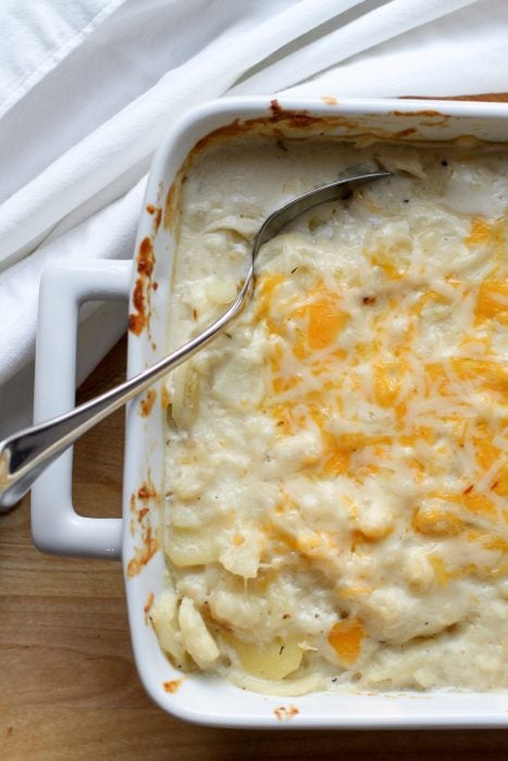 indulgent scalloped potatoes