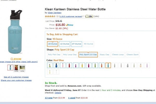 A Klean Kanteen