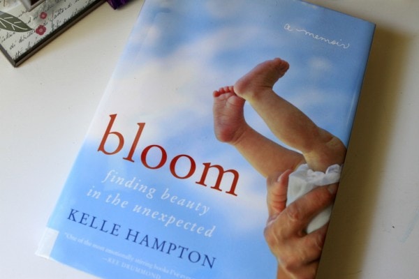 Bloom book by Kelle Hampton, in hard cover.