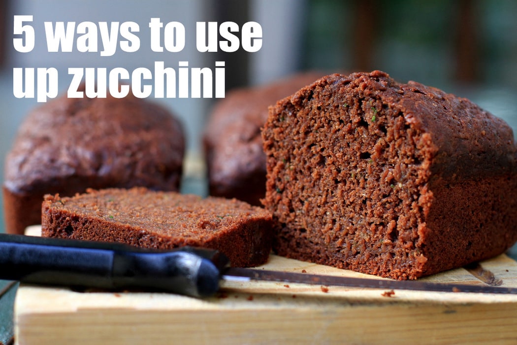 sliced chocolate zucchini bread.