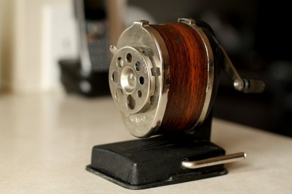 vintage pencil sharpener