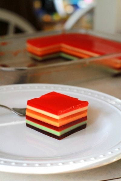 seven layer jello