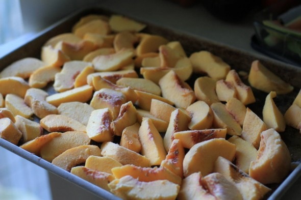 how to freeze peaches