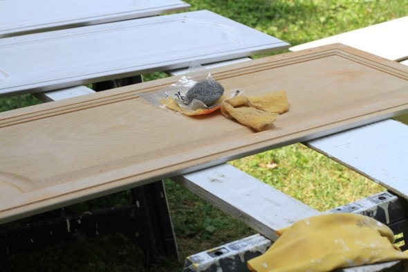 steel wool sanding