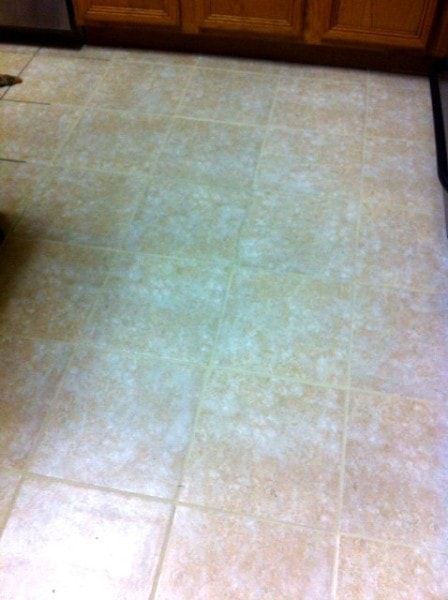 tile after Grout Renew