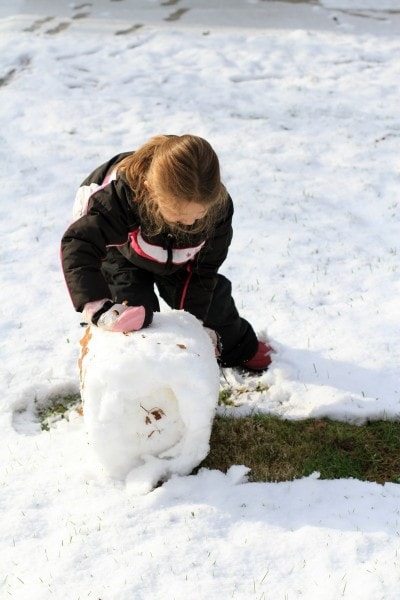 snowman making