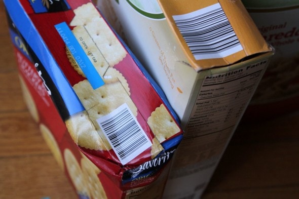 dented cracker box