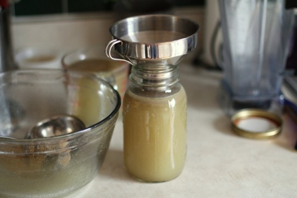 homemade chicken broth