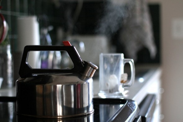 whistling tea kettle