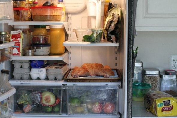 the frugal girl's fridge