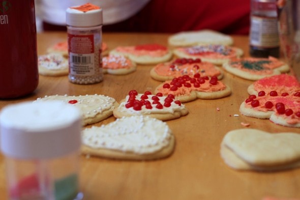 valentine sugar cookies
