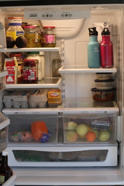 the frugal girl's fridge