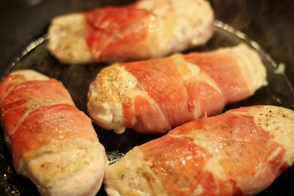 proscuitto wrapped chicken