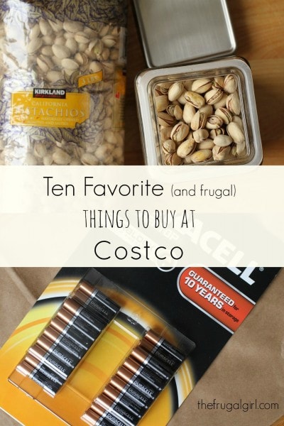 The Frugal Girl's Ten Favorite Things to Buy at Costco