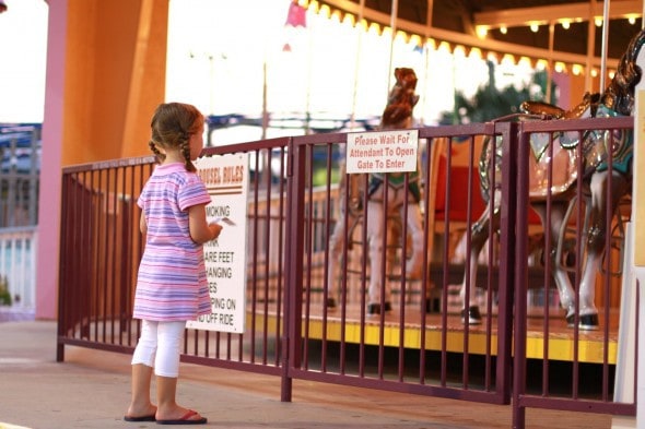 Zoe at Myrtle Beach, which is not where we are going. ;)