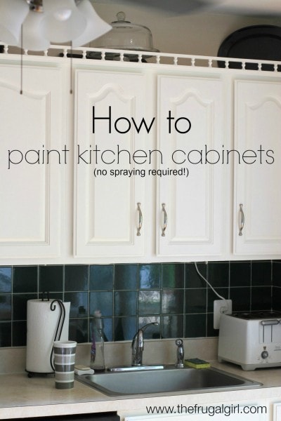 how to paint kitchen cabinets