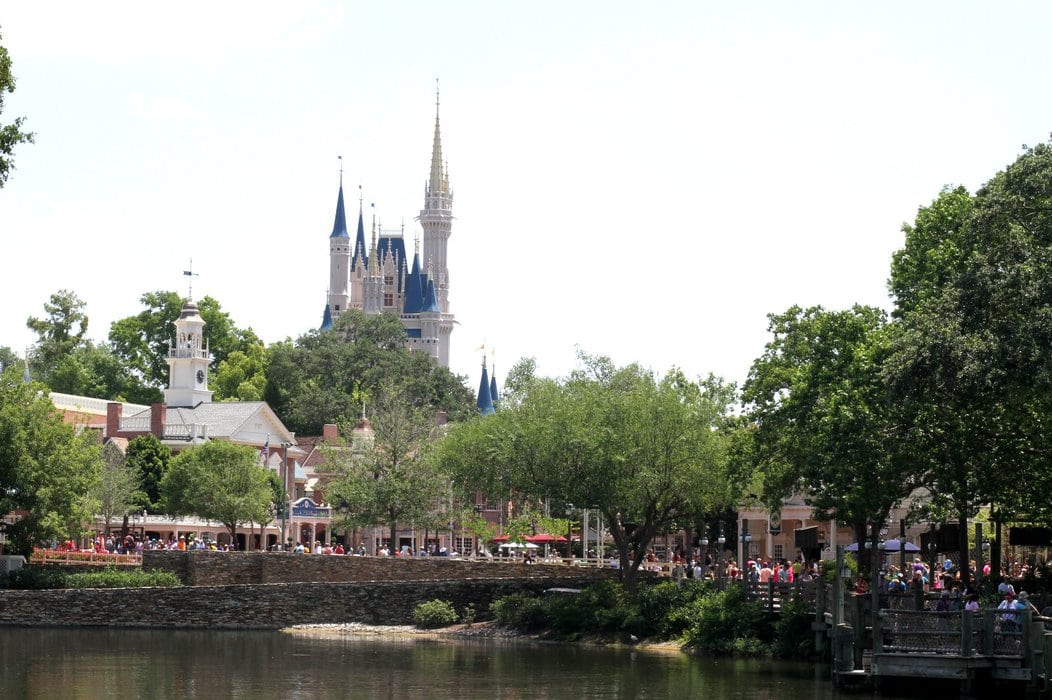 The Magic Kingdom castle at Disney.