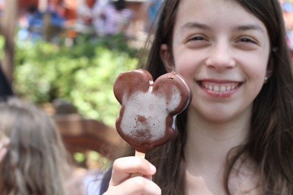 Mickey Mouse ice cream