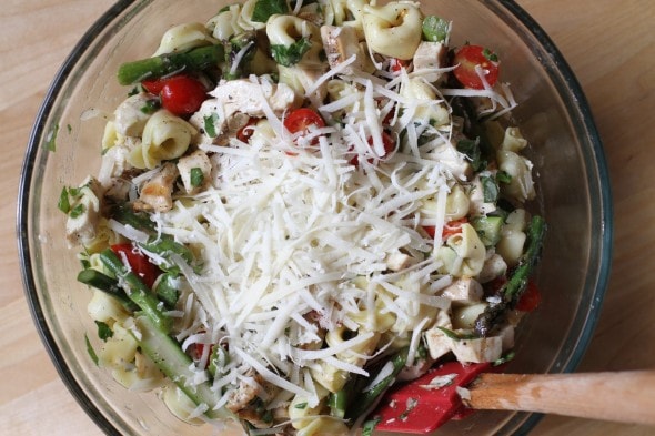asparagus tortellini salad
