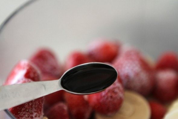 a teaspoon of vanilla.