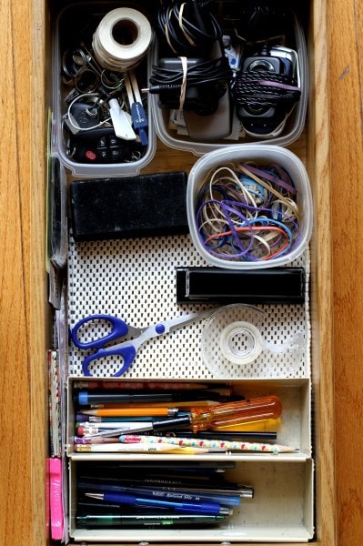 neat junk drawer