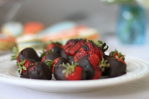 chocolate covered strawberries